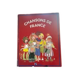 CHANSONS DE FRANCE Illustrated book French language
